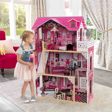 خانه عروسکی چوبی kidkraft مدل Amelia کد 65093