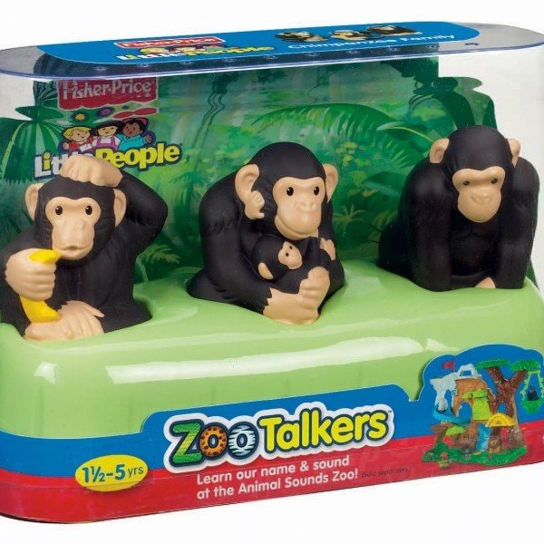 خانواده سه نفره شامپانزه ها fisher price كد 9991