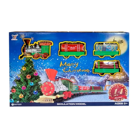 قطار اسباب بازی مدل کریسمس کد 10334
