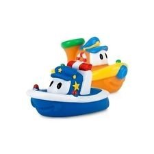 پوپت وان حمام طرح قایق 2عددی رنگ آبی و نارنجی nuby کد id6199