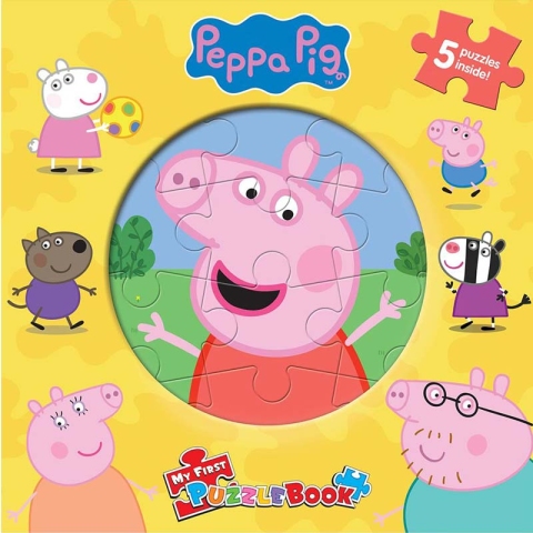 کتاب داستان پازلی پپاپیگ  puzzle book peppa pig کد 52465