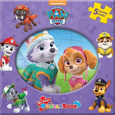 کتاب داستان پازلی سگ های نگهبان پاوپاترول  puzzle book paw patrol کد 34577