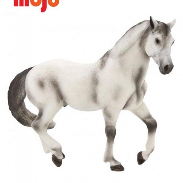 فیگور اسب اندلسی خاکستری mojo کد 387149