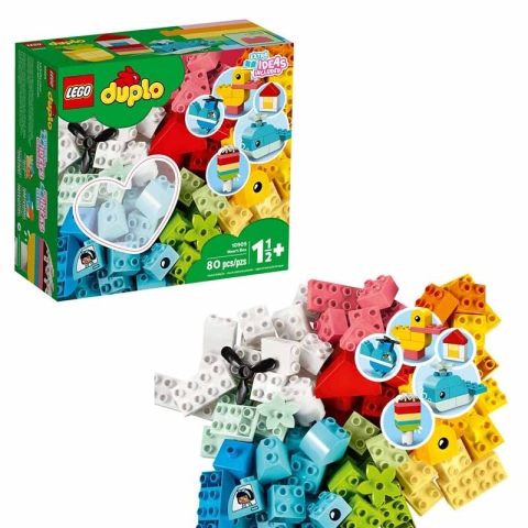 لگو دوپلو  80 قطعه مدل Lego Duplo Heart Box کد 10909