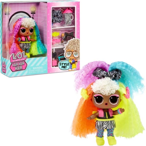 عروسک دخترانه لول سوپرایز LOL Surprise سری HAIR مدل مو رنگین کمانی کد P/580348/RA