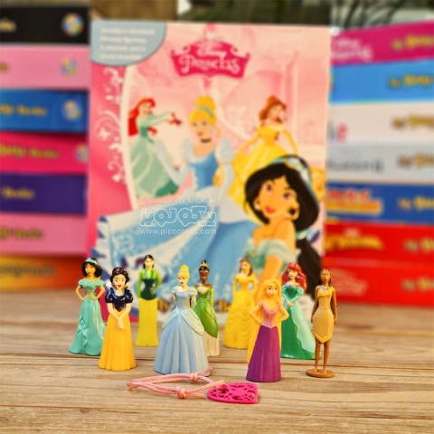 فیگور پرنسس های دیزنی  با کتاب انگلیسی  busy book Disney princess کد 331774