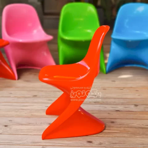 صندلی کودک رامو نارنجی پررنگ کد P/7001/NA