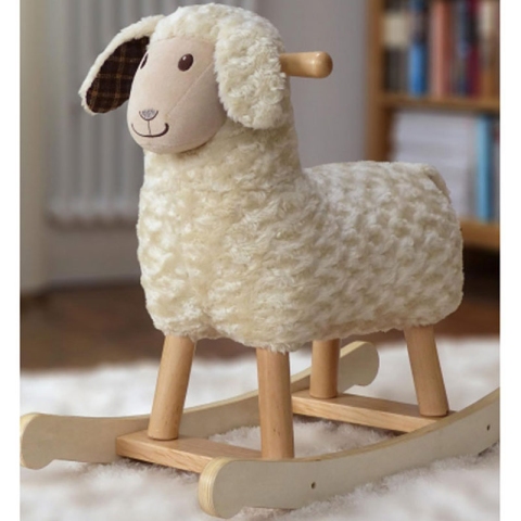 راکر گوسفند چوبی  رنگ سفید کد 4179008