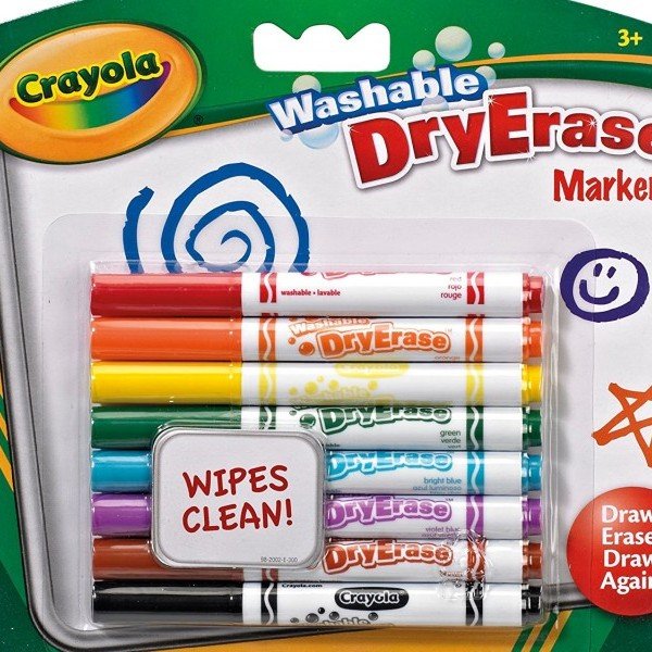 ماژیک قابل شست و شو 8 رنگ کودک crayola کد 2002