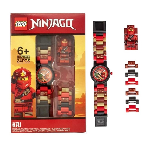 لگو ساعت 24 تکه مدل نینجا Ninja kai رنگ قرمز کد 8021643
