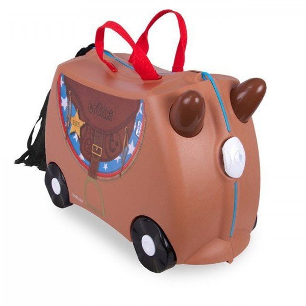 چمدان ترانکی طرح اسب قهوه ای مدل 10183