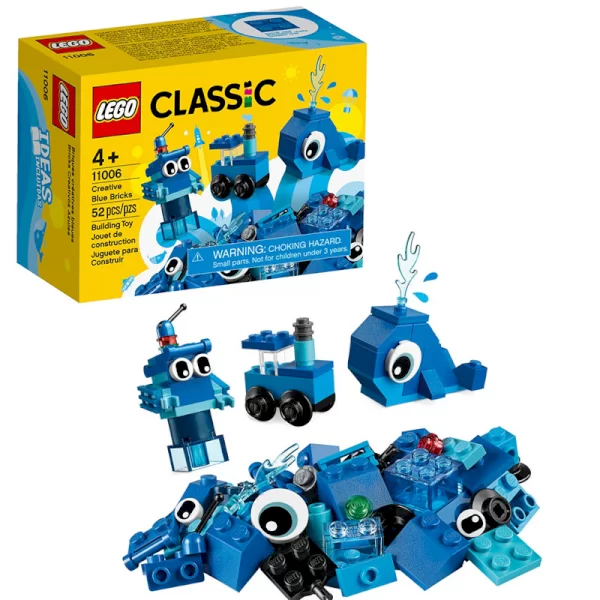 لگو کلاسیک 52 قطعه مدل Classic Creative Blue Bricks کد 11006
