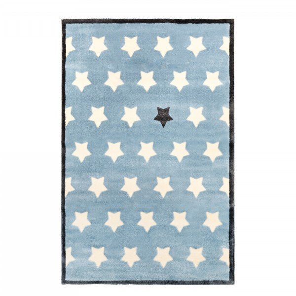 فرش اتاق کودک saint clair طرح ستاره آبی کد 90115020