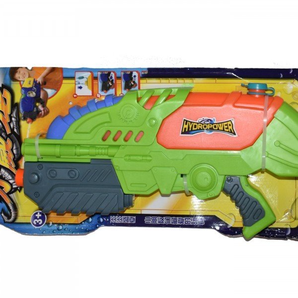 تفنگ آب پاش Hydro Power رنگ سبز و نارنجی