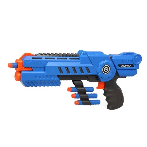 تفنگ اسباب بازی کودک رنگ آبی مدل ALPHA Team کد P/1040/AB