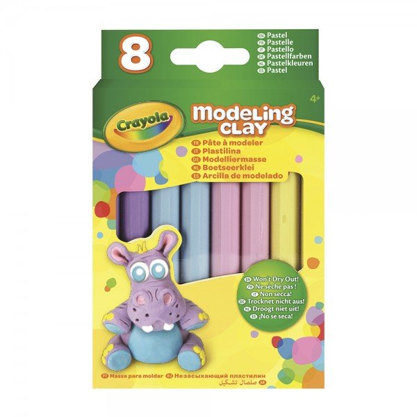 پاستل 8 عددی کودکmodeling clay pastel crayola کد 0311