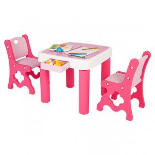 میز و صندلی دو نفره کودک صورت  مدل edu_play کد TB9945