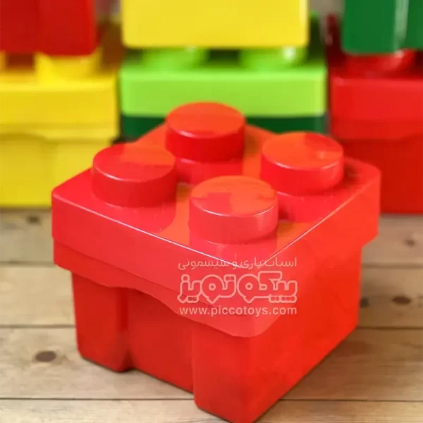 باکس اسباب بازی طرح لگو رنگ قرمز کد 4445414