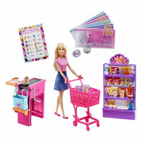 عروسک سوپر مارکت barbie fdy23