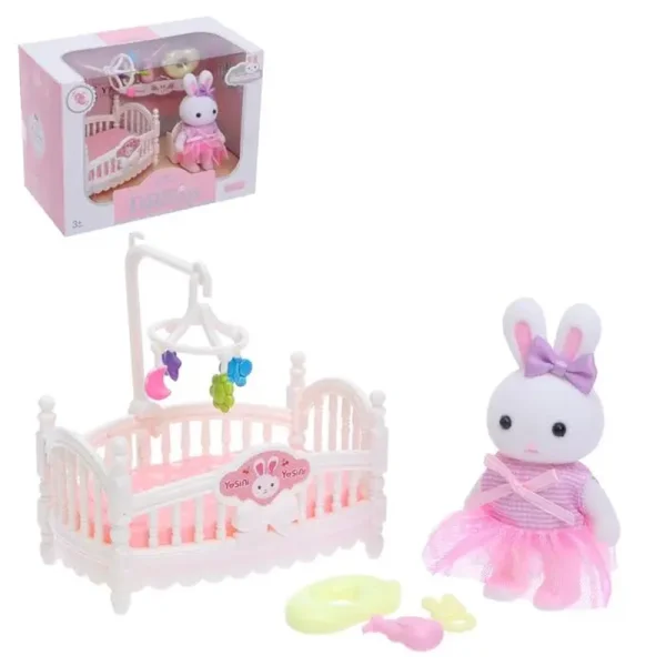 اسباب بازی خانه خرگوش به همراه تخت کودک BAY DREAMY کد 66217