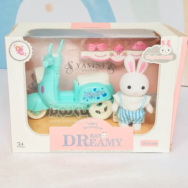 اسباب بازی خانه خرگوش به همراه موتور BAY DREAMY کد 66216