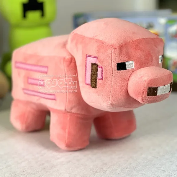 عروسک ماینکرافت خوک صورتی Minecraft piglin کد AF100248