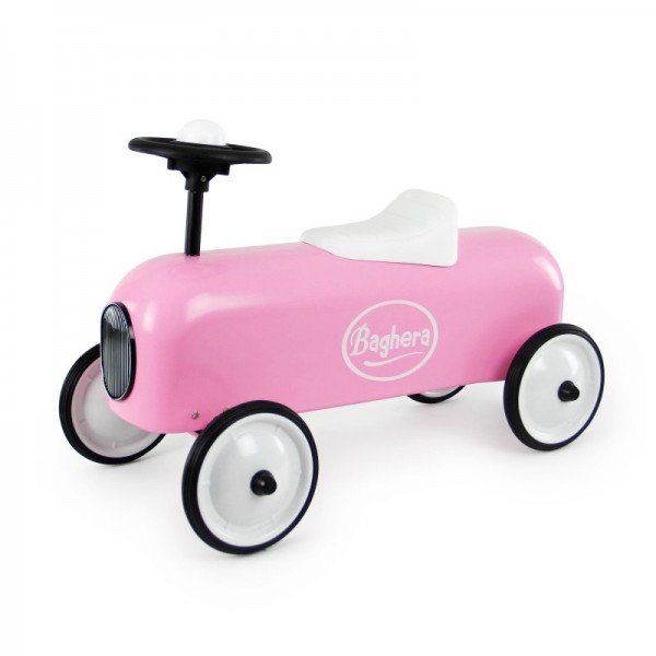 ماشین پایی فلزی کودک Racer Pink  baghera 804
