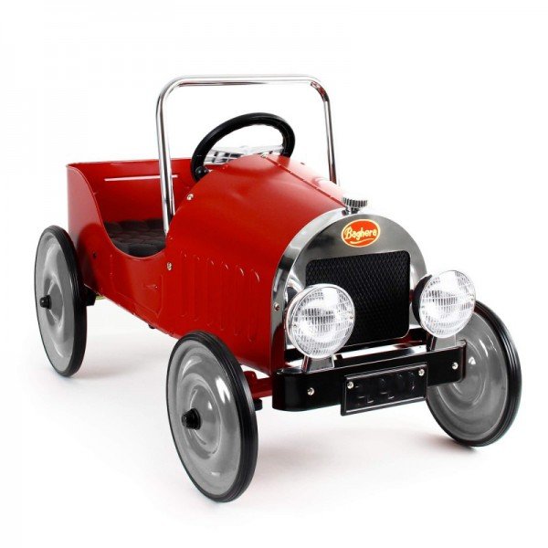 ماشین پدالی فلزی classic pedal car red baghera 1938