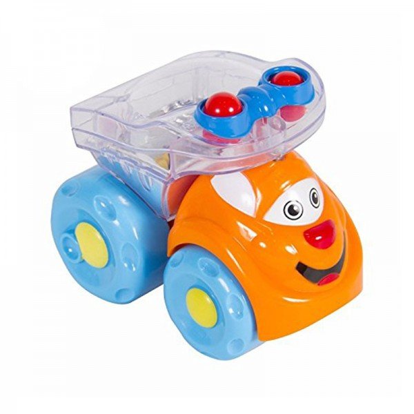 کامیون کوچک عقب کش نارنجی نشکن hulie toys 706