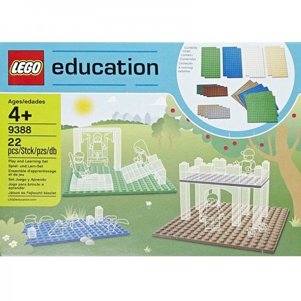 صفحه لگو سری education مدل small building plates lego 9388