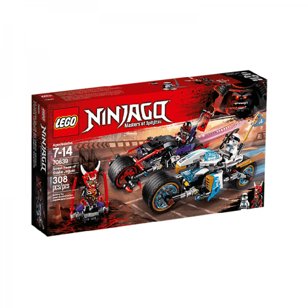مجموعه ماشین های مسابقه ای نینجاگو مدل  70639 Lego Street Race of Snake Jaguar