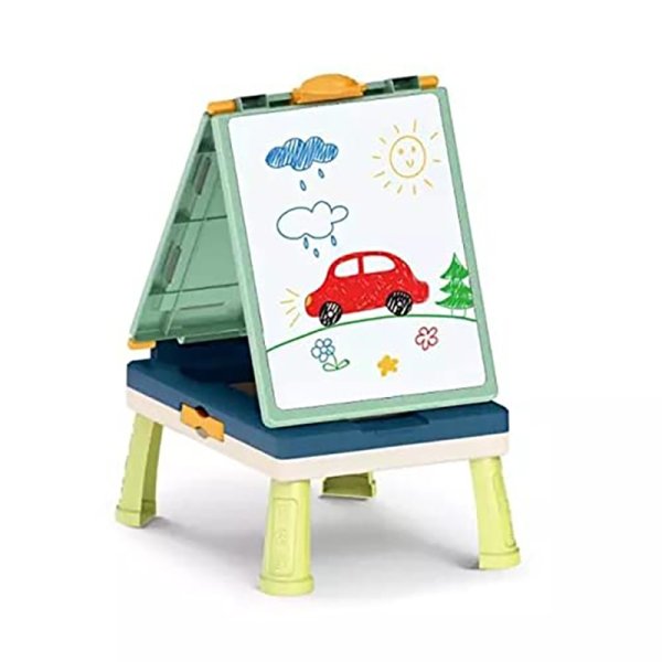 تخته نقاشی کودک و صفحه بازی رنگ سبز آبی کد 05017