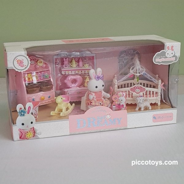اسباب بازی خانه خرگوش مدل اتاق خواب کودک BAY DREAMY کد 6618
