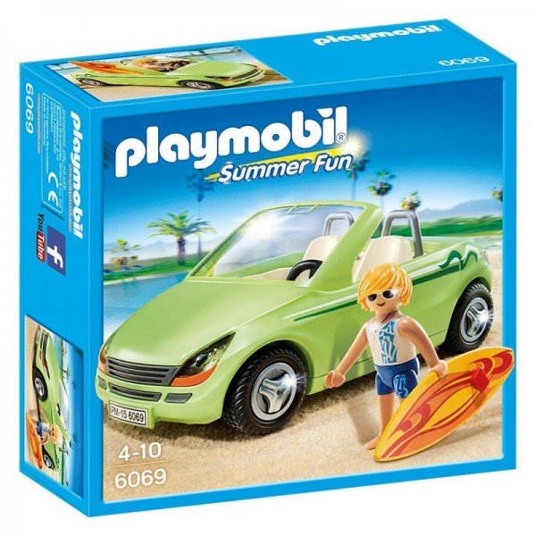 پلی موبيل مدل PLAYMOBIL Surfer With Convertible 6069