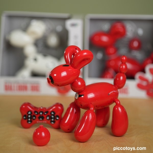 اسباب بازی سگ رباتیک بادکنکی قرمز کد P/K32/GH
