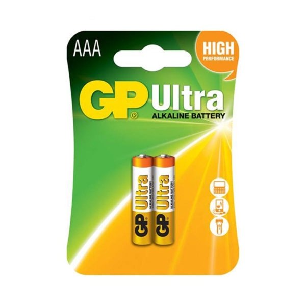 باتری نیم قلمی GP مدل Ultra alkaline کد GP24AU