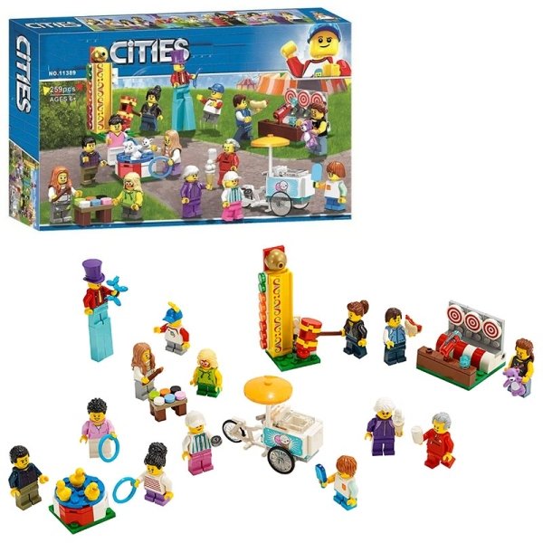 اسباب بازی لگو سری شهر city مدل شهربازی 259 تکه کد 11389