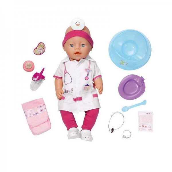 عروسک پزشک Baby Born مدل 819173