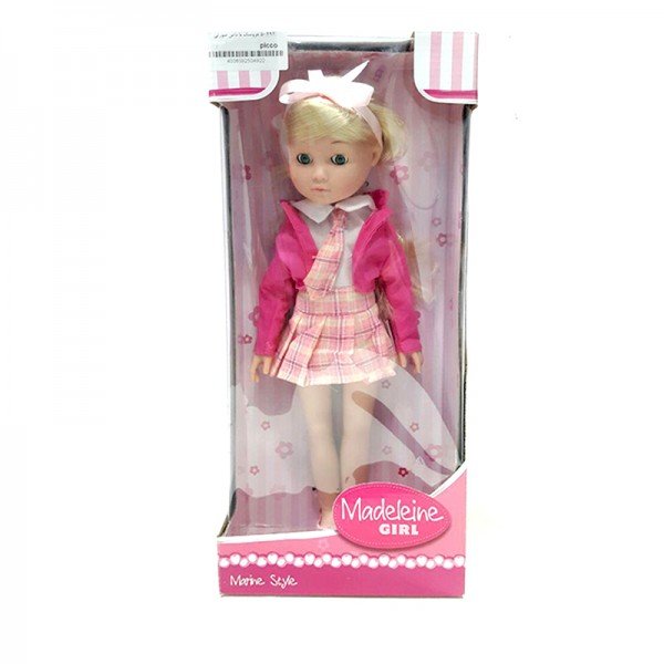 عروسک دخترانه با دامن صورتی مدل 50492