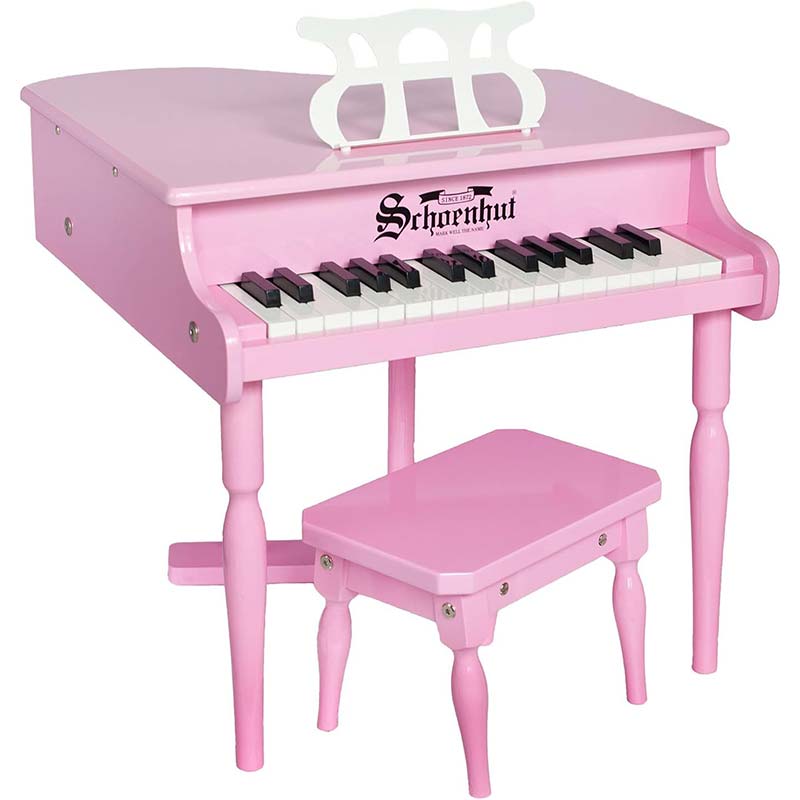 اسباب بازی پیانو موزیکال رنگ صورتی کد 3005P