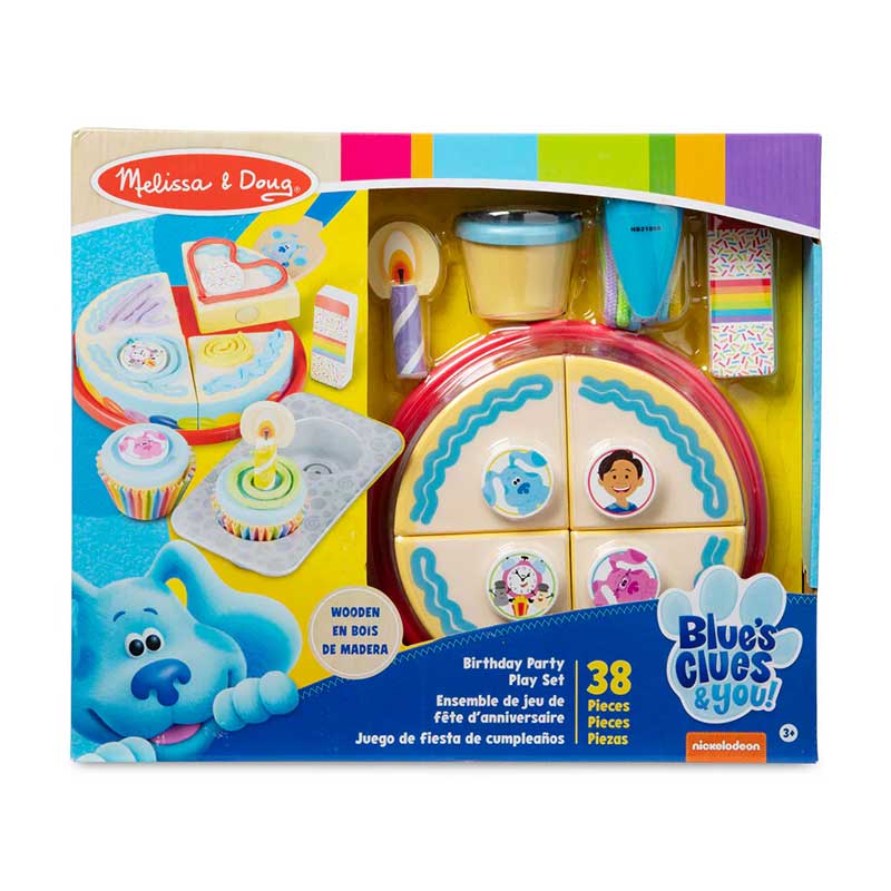 ست کیک تولد چوبی 38 تکه MELISSA & DOUG کد 33018