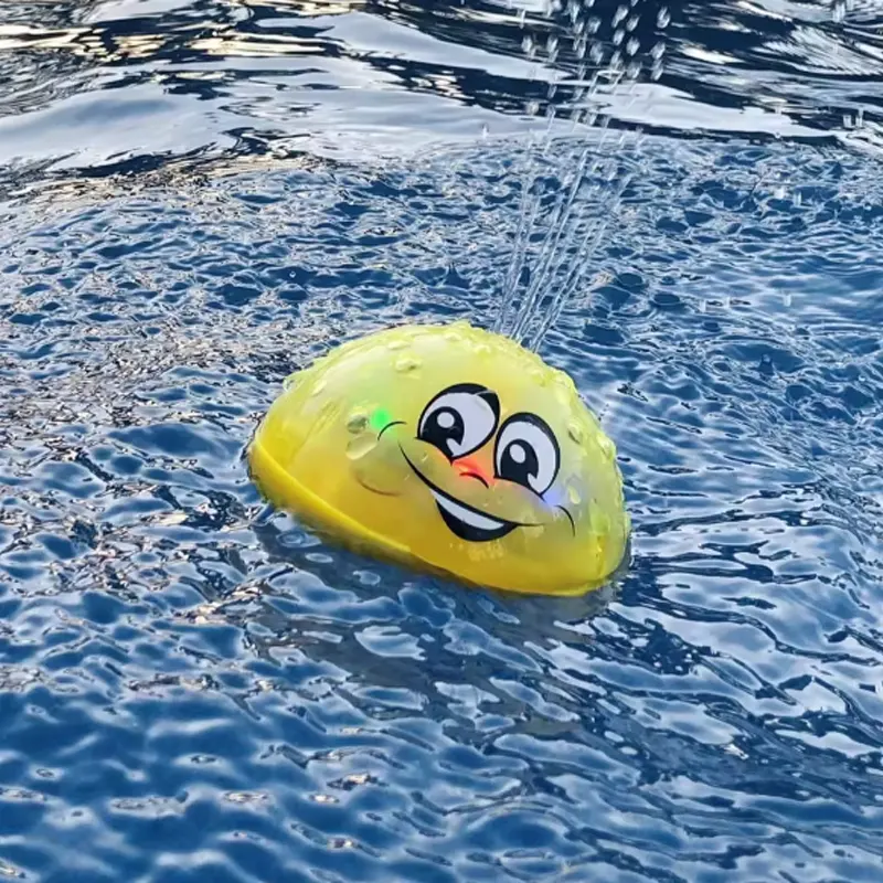 اسباب بازی حمام مدل ماهی بادکنکی زرد کد P/HN1660/B