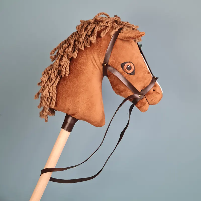 واکر کودک چوبی طرح اسب رنگ قهوه ای کد P/FH005/A