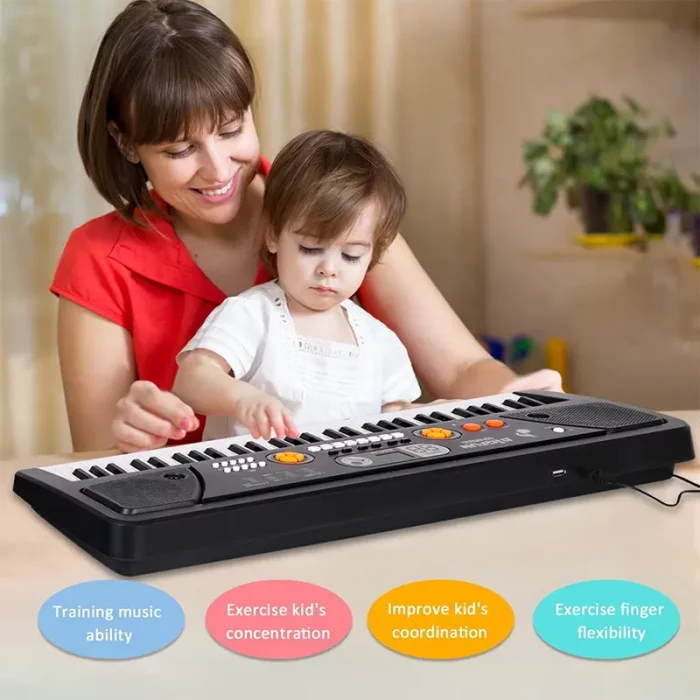 اسباب بازی ارگ میکروفون دار بیگ فان مشکی کد BF730A2