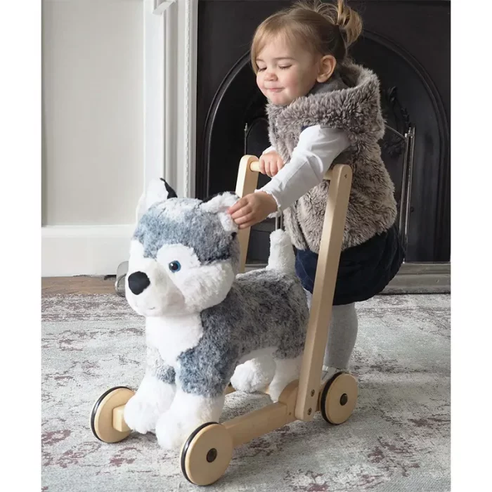 واکر سگ هاسکی لیتل برد MISHKA Dog Push Along little bird کد 3087