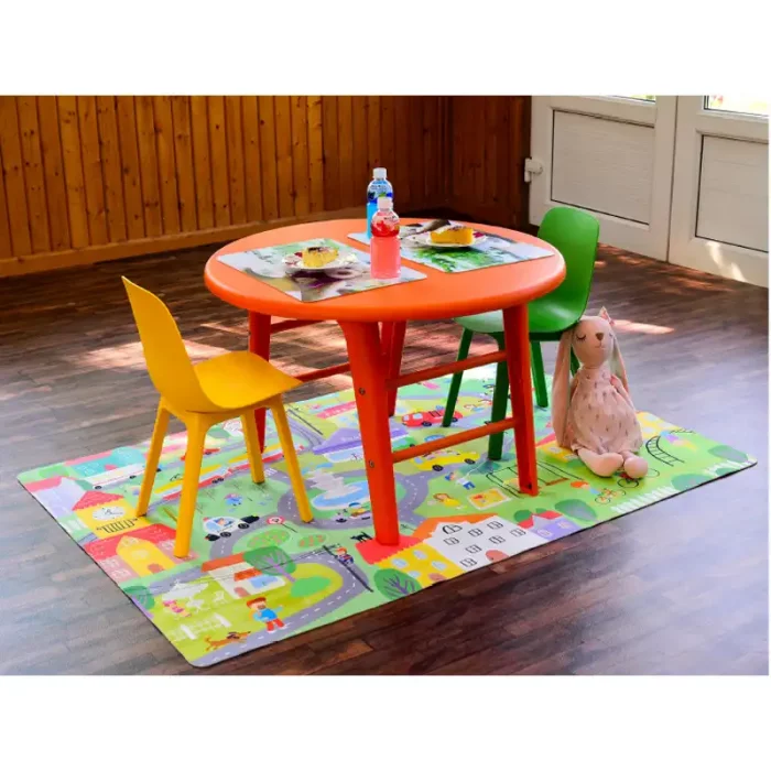میز کودک دایره مینی تیکا رنگ سبز روشن P/TF0207/SR