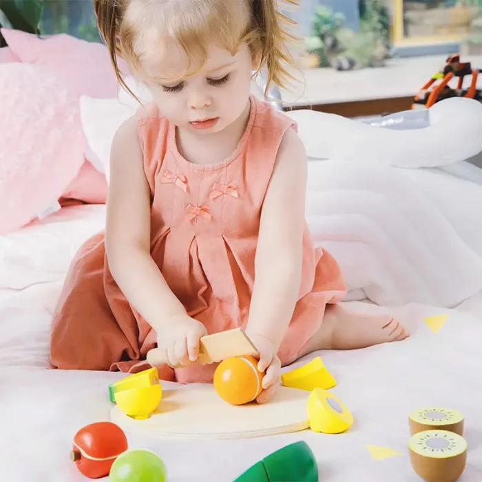 اسباب بازی برش میوه کلاسیک ورلد classic world CUTTING FRUIT کد 2824