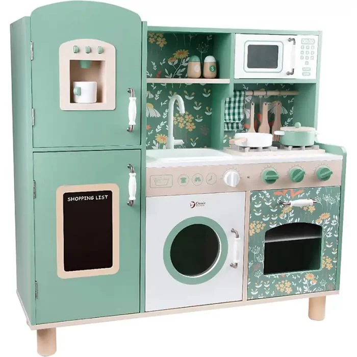 آشپزخانه چوبی کودک کلاسیک ورلد وینتیج Vintage KITCHEN classic world کد 50562