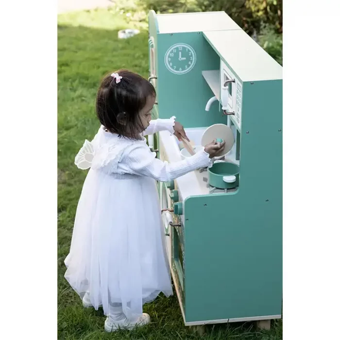 آشپزخانه چوبی کودک کلاسیک ورلد وینتیج Vintage KITCHEN classic world کد 50562