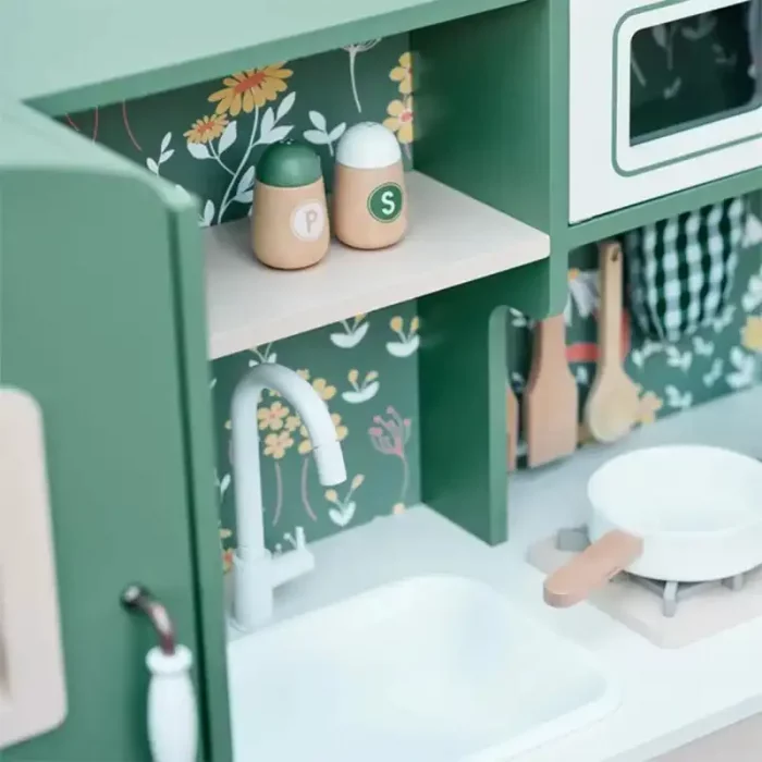 آشپزخانه چوبی کودک کلاسیک ورلد وینتیج Vintage KITCHEN classic world کد 50562